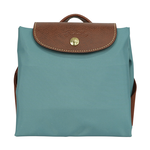LONGCHAMP Le Pliage Original M 再生帆布中型折疊後背包/尤加利色, , large
