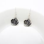 【Angel & Me】小王子 玫瑰 花 Rose s925 純銀 耳環 耳勾 耳夾 生日 情人節禮物, , large
