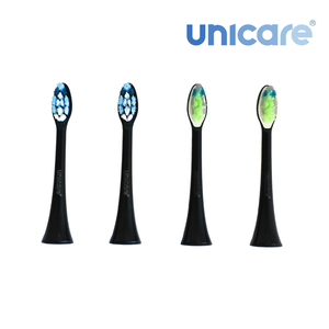 [unicare&reg;]音波電動牙刷原廠替換刷頭四入組(多款顏色可選)