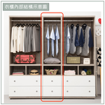【唯熙傢俱】溫妮淺灰雙色1.5尺衣櫃, , large