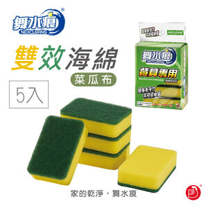 RT-K3208 Scouring Pad With Sponge-5pcs