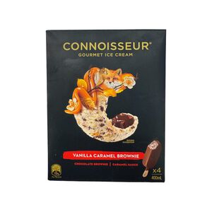 Connoisseur Vanilla Brownie Ice Cream