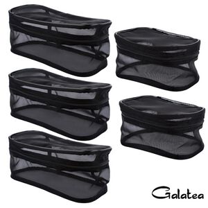 【Galatea葛拉蒂】可透視萬用收納網格袋(長+方）5入組