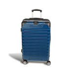 【Alldma鷗德馬】20吋追星款拉鏈登機箱H6-海藍拉絲(贈保護套C2+B2棋盤束帶+多功能海關鎖), , large