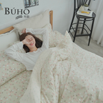 BUHO "Clear and Bright House" Natural Selected Pure Cotton Single Quilt Cover (4.5x6.5 feet), , large