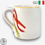 【SOLO Vintage】Modigliani Italian Pottery 380ml Mug Coffee Mug Wine Mug Lucky Rooster Series Handmade Made in Italy, , large