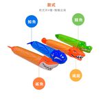 【Lattice 方塊鳥】方塊鳥造型直筒噴射水槍(S) (顏色隨機)    兒童沙灘玩具, , large