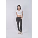 (M) YING CHOI丹寧牛仔緊身黑色長褲二手衣, , large