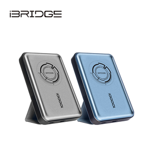 iBRIDGE 10000mAh 磁吸支架式行動電源-石墨灰