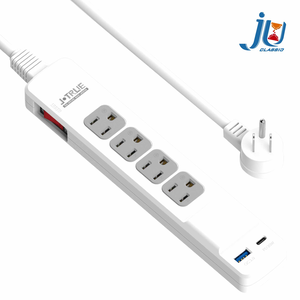 鉅玉經典｜一開四插USB延長線 JY-3141U-4