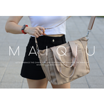 【MQ】FRIEDA 三用多層托特包 大款-奶茶色  斜紋尼龍 防潑水 耐髒耐磨 手提袋 多夾層 大容量, 奶茶色, large