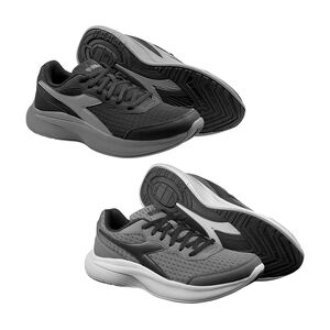 DIADORA迪亞多那 義大利進口 輕量運動慢跑鞋 男運動鞋 男鞋 EASY RUN 透氣 避震 耐磨 防滑 黑灰 灰白