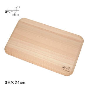 【KITOTE】Japan-Made Ultra-Lightweight Hinoki Cutting Board 39×24cm (Hinoki Wood from Nara, Japan / Dishwasher-Safe)