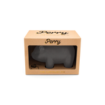 Perry the CapitaLIST Pig Chalkboard money box incl chalk, , large