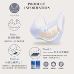 【可蘭霓Clany】台灣製慵懶自在 涼感包覆無鋼圈S-3XL內衣 淺灰 6999-61, , large