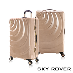 【PANTHEON PLAZA】展示品限量出清 SKY ROVER 24 26 28吋 魔幻星辰 鋁框硬殼行李箱 SRI-1547J 四色可選, , large