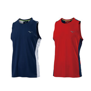 MIZUNO 路跑背心 成人男 布料輕薄 伸縮性極佳 吸汗快乾 J2TAA001 23SSO 【樂買網】