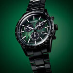 CITIZEN 星辰 極光之森 限定 光動能紳士計時手錶-39.5mm BL5497-85W, , large