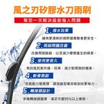【風之刃】矽膠水刀雨刷-通用款24吋(1入), , large
