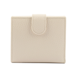 GUCCI 金屬雙G Logo牛皮暗釦短夾/白色, , large
