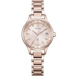 CITIZEN 星辰 Hebe田馥甄廣告款 XC 台灣限定 光動能電波萬年曆女錶 EC1193-55X, , large