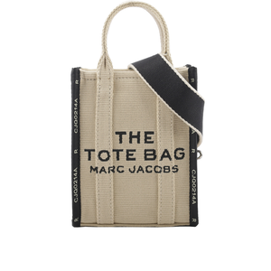 MARC JACOBS THE JACQUARD TOTE 雙色迷你手機托特包/淺米色