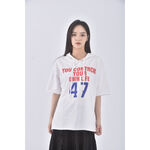 (XL) xin yi質感連帽白色短袖上衣二手衣, , large