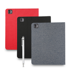 [LA141 Professional Fabric Texture Style] iPad Air 13-inch 2024 Tablet Protective Case (Built-in Pencil Holder) (with Precision Stylus Pen), , large