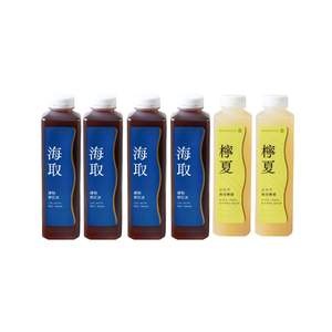 [日進生技]O卡桑纖暢凍檸補鈣組｜1000ml*6(纖暢膠原凍*4、蜂蜜檸檬白木耳露*2)