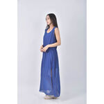 (L) lian fei mei無袖藍色洋裝二手衣, , large