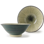 [豐名日本餐具] 6.5麵碗 綠天目 / H4-65NW, , large