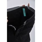 (S) fashion leisure高腰丹寧牛仔黑色長褲二手衣, , large