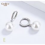 【Gulicc】古莉可 耳環 輕奢簡約環繞鑲鑽耳環, , large