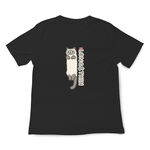 JZ TEE 暹羅貓條 印花短袖T恤, , large