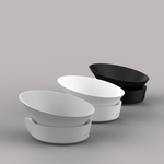 [HhL] MASTER BOWL | Ant-Proof Pet Bowl / One Bowl (White), , large