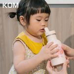 【KOM】海洋歷險趣 台灣製 316不鏽鋼兒童隨身瓶 兒童水壺350ml(附吸管 背帶), , large