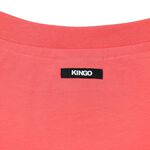 KINGO-大尺碼-男款 圓領T恤-橘-413116, , large
