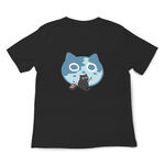 JZ TEE Black Cat-Fishing Graphic Tee, , large