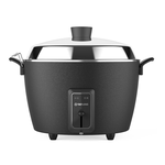 TATUNG Tatung 11-Cup Night Fog Black Stainless Steel Accessory Rice Cooker TAC-11F-MBK, , large