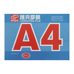【MBS 萬事捷】A4 亮面 護貝膠膜 護貝膜 216X305mm 19盒送1盒/組 1330, , large
