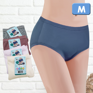 素面低腰生理女內褲-4880-M-4件