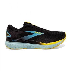 Brooks Ghost 16 男 慢跑鞋 運動 休閒 氮氣中底 避震 緩衝 黑 藍黃 [1104181D029]
