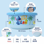 『HOUSUXI‧舒希』迪士尼史迪奇系列-不鏽鋼雙層隔熱碗730ml(A3), , large