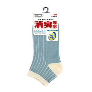 消臭1/4撞色-綠M