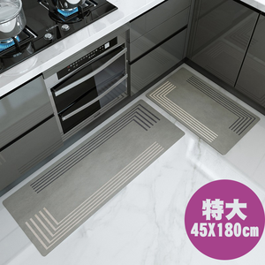 廚房專用珪藻土軟地墊【括號45*180】 廚房 吸水快乾 方便收納 防滑底部 快速吸水 珪藻土地墊 浴室 廁所