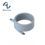[萬摩科技]Allite Easy Cable 磁吸收納編織快充線（USB-C to USB-C）寶寶藍, , large