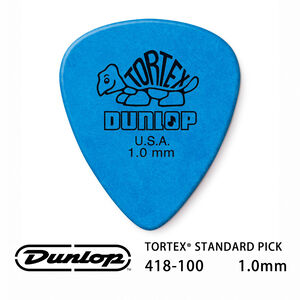 Jim Dunlop Tortex Standard 418R 1.0mm Pick (三片、十片組)【敦煌樂器】