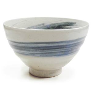 [豐名日本餐具] 5.0"井 藍刷毛 裂釉 / C05DB0-275