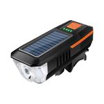 Solar-powered bicycle horn light (orange), , large