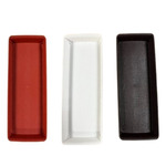 26cm Rectangular Planter Saucer Tray &ndash; Dark Brown, , large